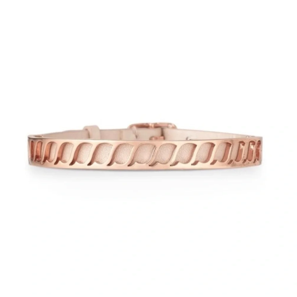 Stella & Dot | Dainty Rose Gold Bracelet Leather Inspire Bracelet - Picture 2 of 6